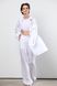 oversized linen shirt - white, One Size