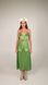 dress with an open back and a decorative belt - green, One Size