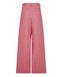 linen high-waisted palazzo trousers - coral, One Size