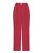 wide-leg tencel trousers with high waist - vinous, One Size