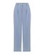 wide-leg tencel trousers with high waist - blue, One Size