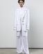 oversized linen blazer - white, One Size